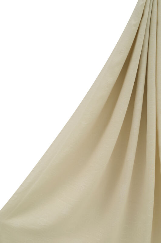 Sun Cotton Silk Shawl Cream - 2