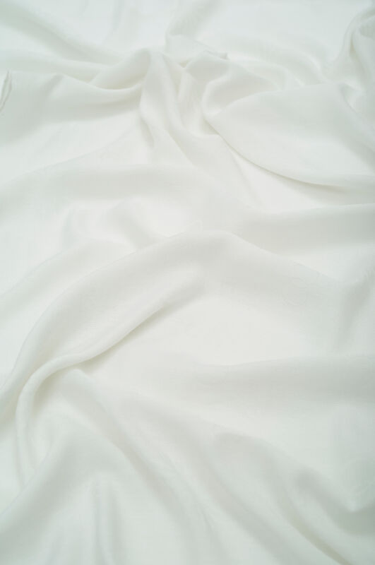 Sun Cotton Silk Shawl White - 3