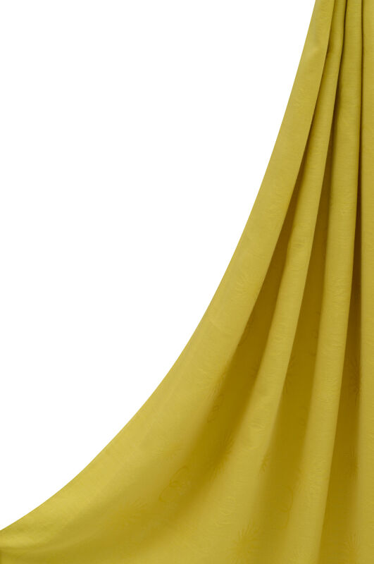 Sun Cotton Silk Shawl Yellow - 3