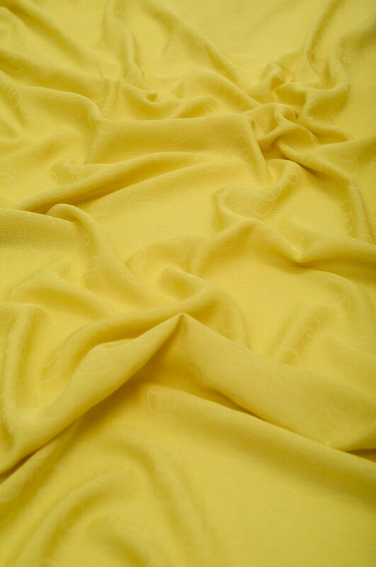 Sun Cotton Silk Shawl Yellow - 4