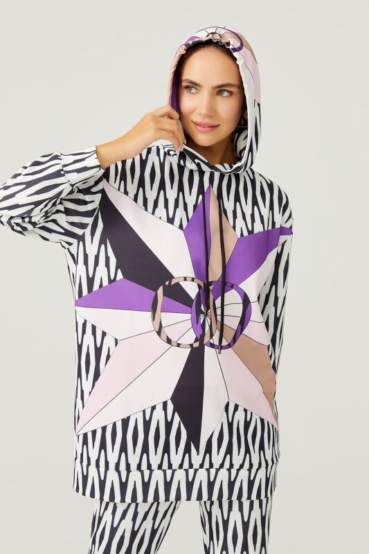 Super Star Sweatshirt Purple - 2