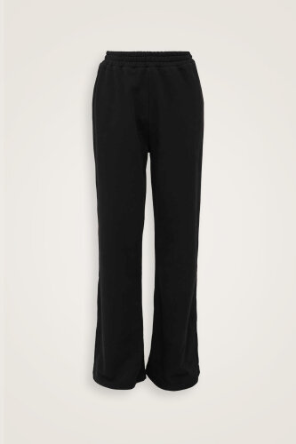 Three Thread Black Trousers - Imannoor