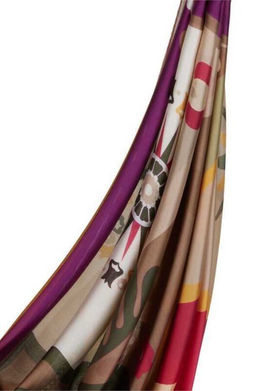 Tulip Chiffon Silk Shawl Green - 4