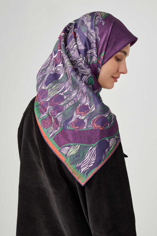 Istanbul Scarf Purple - 2
