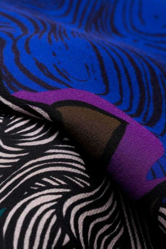Istanbul Silk Shawl Fuchsia - 3