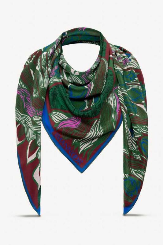 Istanbul Silk Shawl Green - 4
