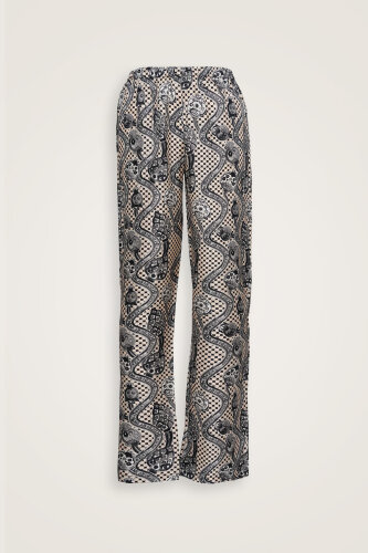  Tutti Frutti Krem İpek Pantolon Pijama 