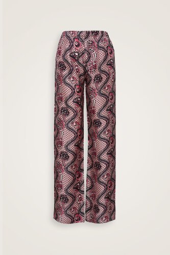  Tutti Frutti Pembe İpek Pantolon Pijama - 1
