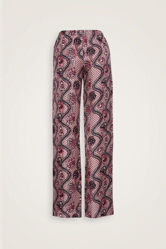  Tutti Frutti Pembe İpek Pantolon Pijama - 2