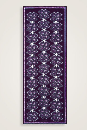 Uçurtma Mürdüm Parlak Floş Viskon Şal 70x210 - Imannoor (1)