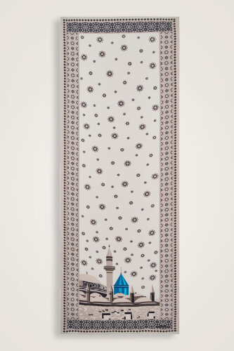 Vuslat Beyaz Floş Viskon Şal 70x210 70x210 - Imannoor (1)