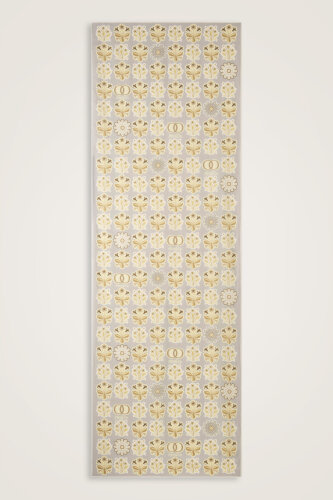 Wildflower Yellow Cotton Silk Scarf - Imannoor (1)