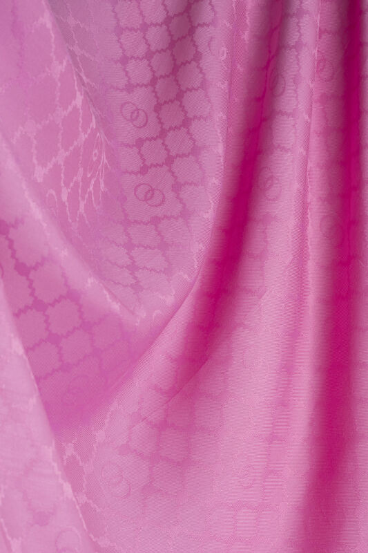 Window Lattice Pink Ramy Jacquard Shawl - 3
