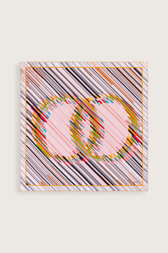 Yağmur Noor Pembe Tivil İpek Eşarp 90x90 - Imannoor (2)