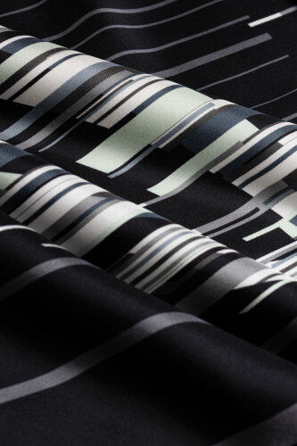 Yağmur Noor Siyah Tivil İpek Eşarp 90x90 - Imannoor (4)