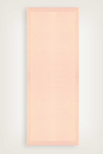 Zincir Desen Açık Pudra Pamuk İpek Şal 70x210 