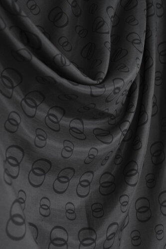 Zincir Logo Füme Pamuk Floş Şal 70x210 - Imannoor (2)