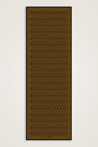 Zincir Logo Sütlü Çikolata Pamuk Floş Şal 70x210 - Imannoor (1)