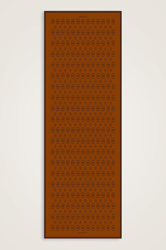 Zincir Logo Tarçın Pamuk Floş Şal 70x210 - Imannoor (1)